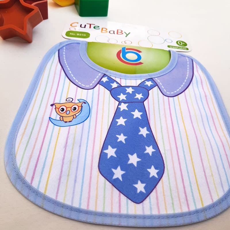 پیش بند عمده نوزاد دخترانه جغد خرید عمده پیشبند ilkimbaby.ir